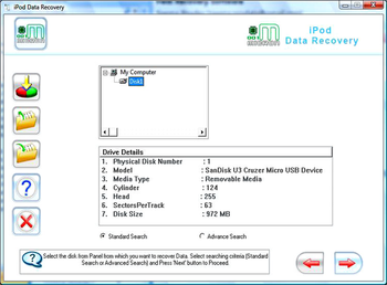 iPod Data Restore screenshot