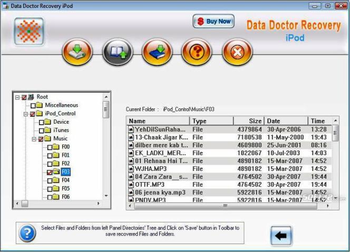 iPod Disk Data Restore screenshot 3