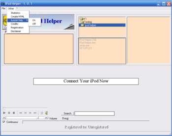 iPod Helper screenshot 2