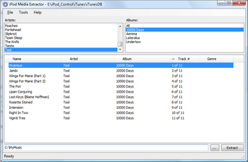 Ipod Media Extractor screenshot