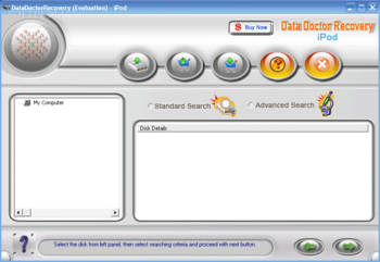 iPod mp3 Recovery Software screenshot