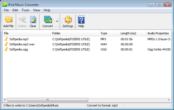 iPod Music Converter screenshot
