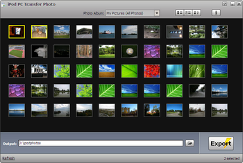 iPod PC Transfer Photo screenshot 2