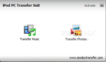iPod PC Transfer Suite screenshot