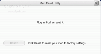 iPod Reset Utility screenshot 2