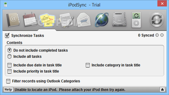 iPodSync screenshot 3