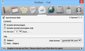 iPodSync screenshot 5