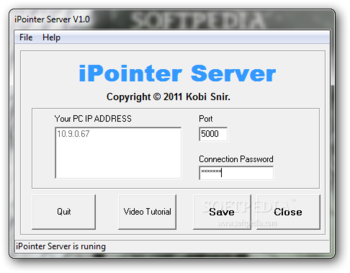 iPointer Server screenshot
