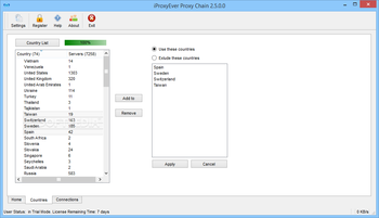 iProxyEver Proxy Chain screenshot 2