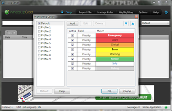 Ipswitch Syslog Server screenshot 3