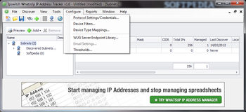 Ipswitch WhatsUp IP Address Tracker screenshot 5