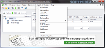 Ipswitch WhatsUp IP Address Tracker screenshot 7