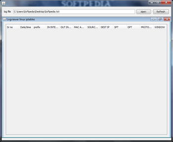 iptables logviewer screenshot