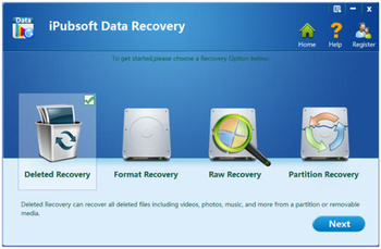 iPubsoft Data Recovery screenshot