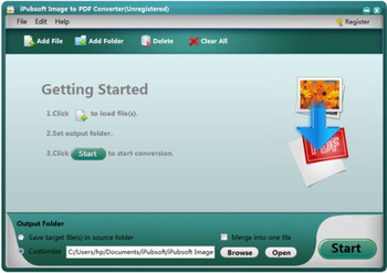 iPubsoft Image to PDF Converter screenshot