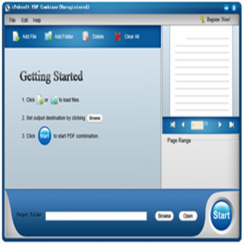 iPubsoft PDF Combiner screenshot