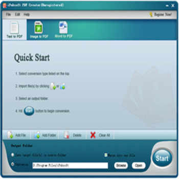 iPubsoft PDF Creator screenshot