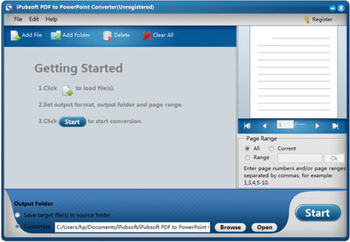 iPubsoft PDF to PowerPoint Converter screenshot