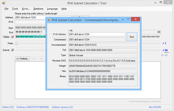 IPv6 Subnet Calculator / Tool screenshot 2