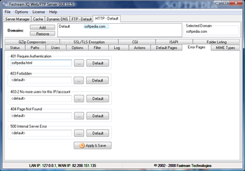 IQ Web/FTP Server screenshot 10