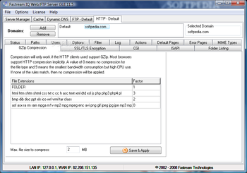 IQ Web/FTP Server screenshot 12