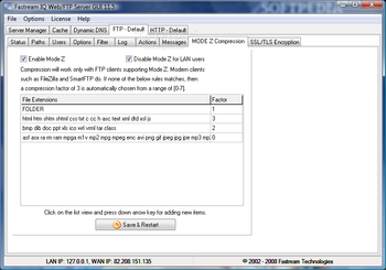 IQ Web/FTP Server screenshot 6