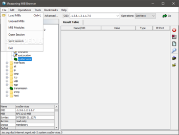 iReasoning MIB Browser Professional screenshot 2