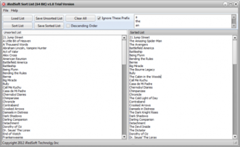 iRedSoft Sort List  screenshot