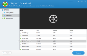 iReparo for Android screenshot 4