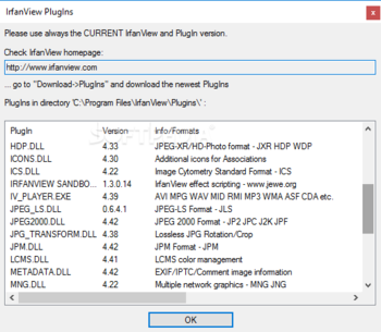 IrfanView ALL plugins screenshot 2