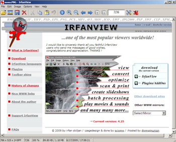 IrfanView on Roozz screenshot