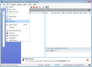 Iris Network Traffic Analyzer screenshot