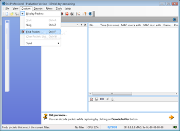 Iris Network Traffic Analyzer screenshot 2