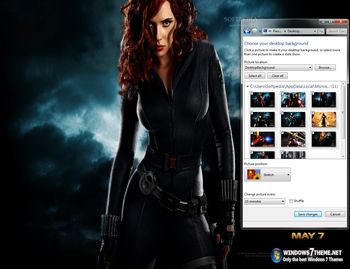 Iron Man 2 Windows 7 Theme screenshot