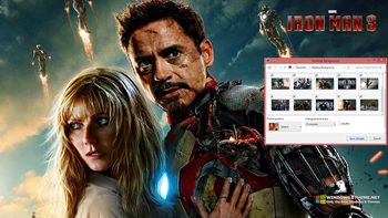 Iron Man 3 Windows 7 Theme screenshot
