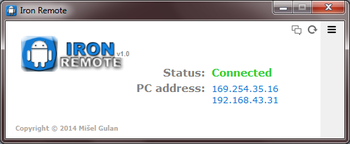 Iron Remote Server screenshot