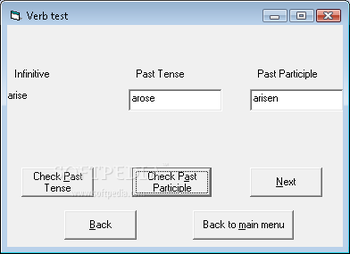 Irregular Verb screenshot 3