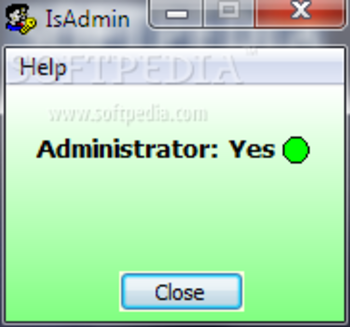 IsAdmin screenshot