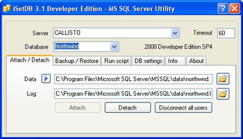 iSetDB screenshot
