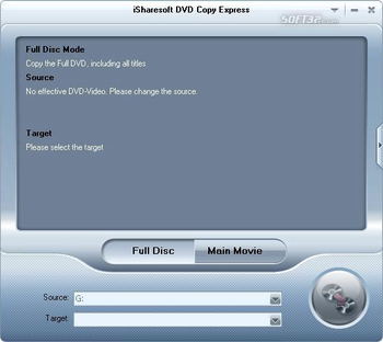 iSharesoft DVD Copy Express screenshot