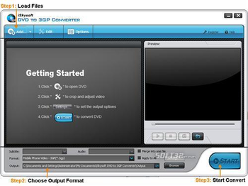 iSkysoft DVD to 3GP Converter screenshot 2