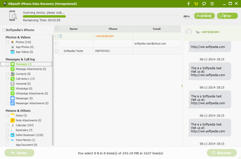 iSkysoft iPhone Data Recovery screenshot 5