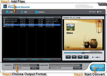 iSkysoft iPhone Movie Converter screenshot 2