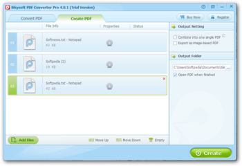 iSkysoft PDF Converter PRO screenshot 2