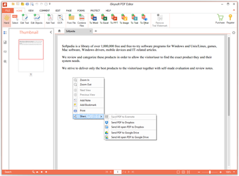 iSkysoft PDF Editor screenshot