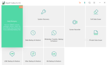 iSkysoft Toolbox for iOS screenshot