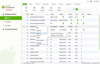 iSkysoft TunesOver screenshot 2
