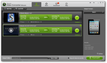 iSkysoft Video Converter Ultimate screenshot