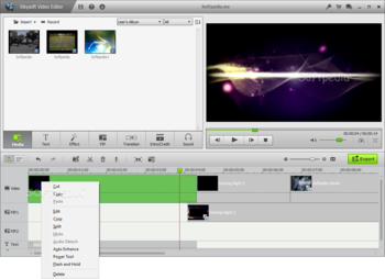 iSkysoft Video Editor screenshot