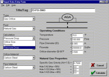ISO-5167 screenshot